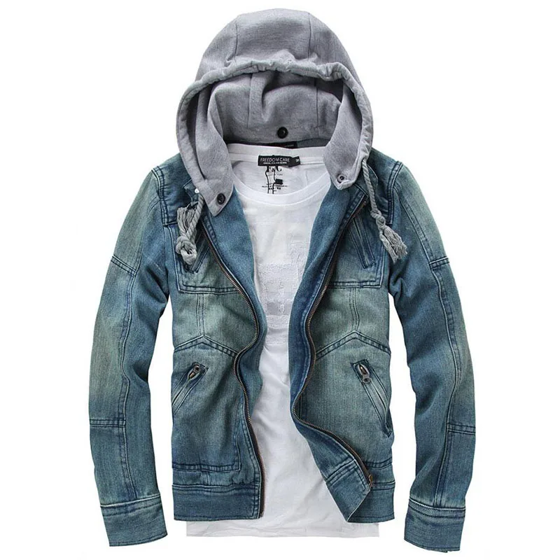 New 2019 Winter Men Clothing Men's Hooded Denim Jacket Man Outdoors Casual Jeans Jackets And Coats Outerwear Men Plus Size M-3XL
New 2019 Winter Men Clothing Men's Hooded Denim Jacket Man Outdoors Casual Jeans Jackets And Coats Outerwear Men Plus Size M-3XL
