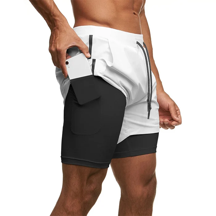 Men 2 in 1 Running Shorts Workout Shorts with Inner Compression Short and Pockets, Black/white/grey/camouflage/dark blue
Men 2 in 1 Running Shorts Workout Shorts with Inner Compression Short and Pockets, Black/white/grey/camouflage/dark blue