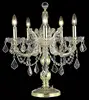 French style classical luxury crystal table lights for bedside