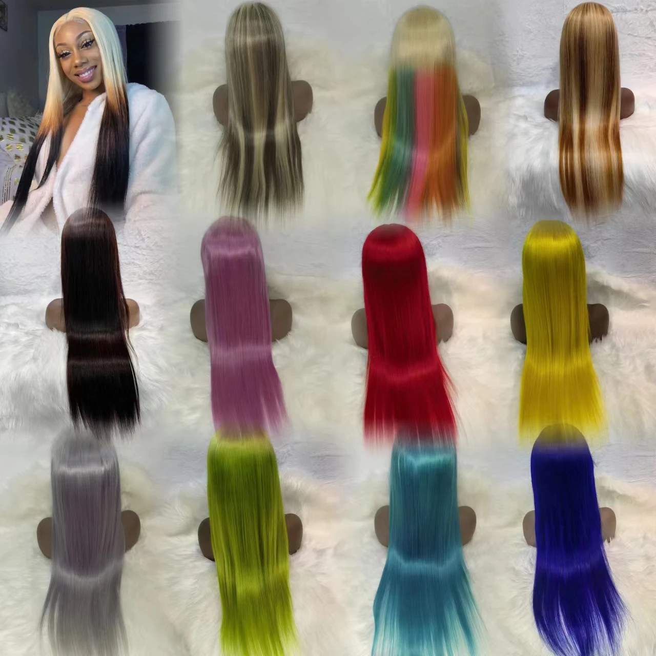 Letsfly 3pcs Free Shipping colored 13x4 lace frontal wigs accept to customized more color 100% human hair wigs hair extension
Letsfly 3pcs Free Shipping colored 13x4 lace frontal wigs accept to customized more color 100% human hair wigs hair extension