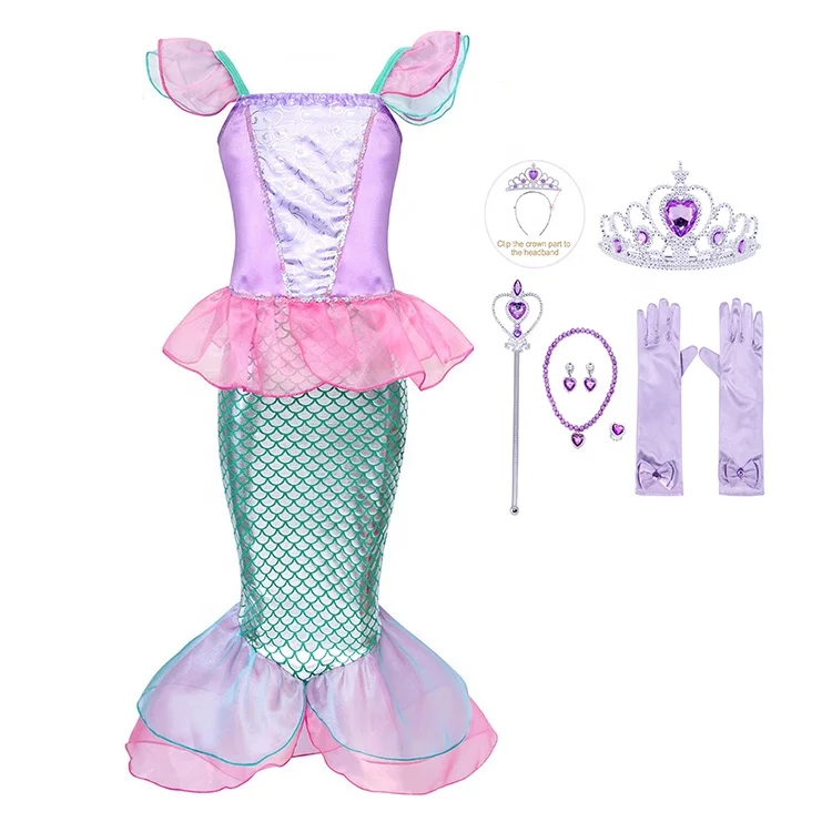 Amazon Top Seller Wholesale Halloween Princess Dresses Girls Polyester Little Mermaid Party Cloth kids cosplay birthday dress, Pink
Amazon Top Seller Wholesale Halloween Princess Dresses Girls Polyester Little Mermaid Party Cloth kids cosplay birthday dress, Pink