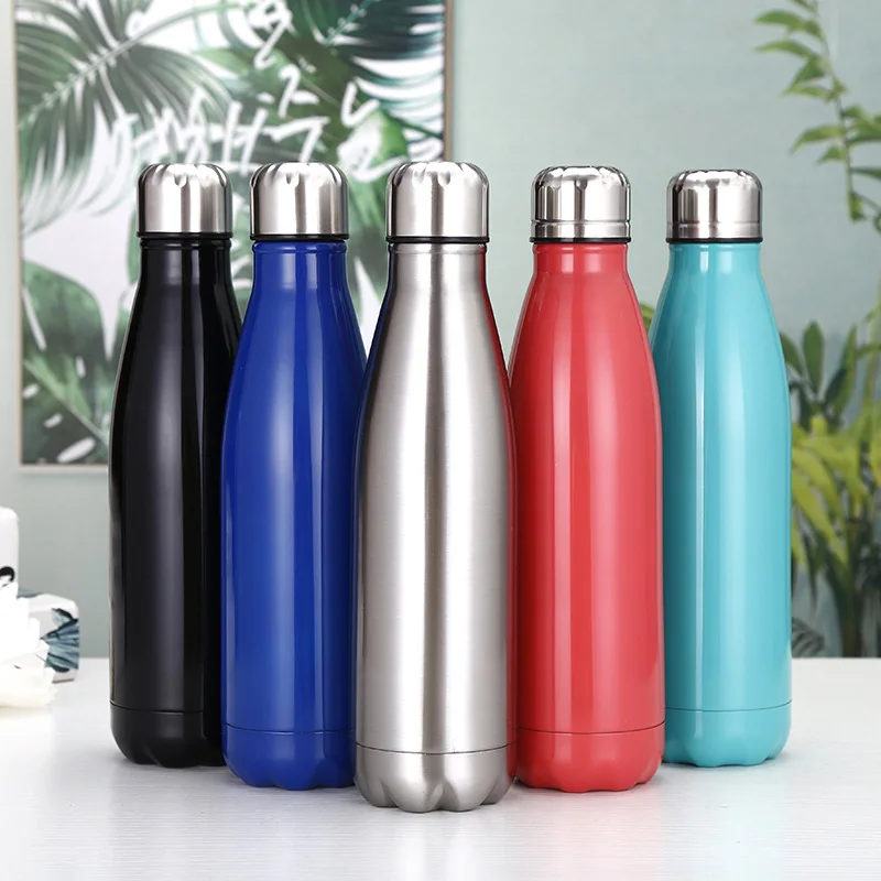 OEM bpa free 500ml cola shape insulated stainless steel thermos water bottle, Silver , red, green, black etc
OEM bpa free 500ml cola shape insulated stainless steel thermos water bottle, Silver , red, green, black etc