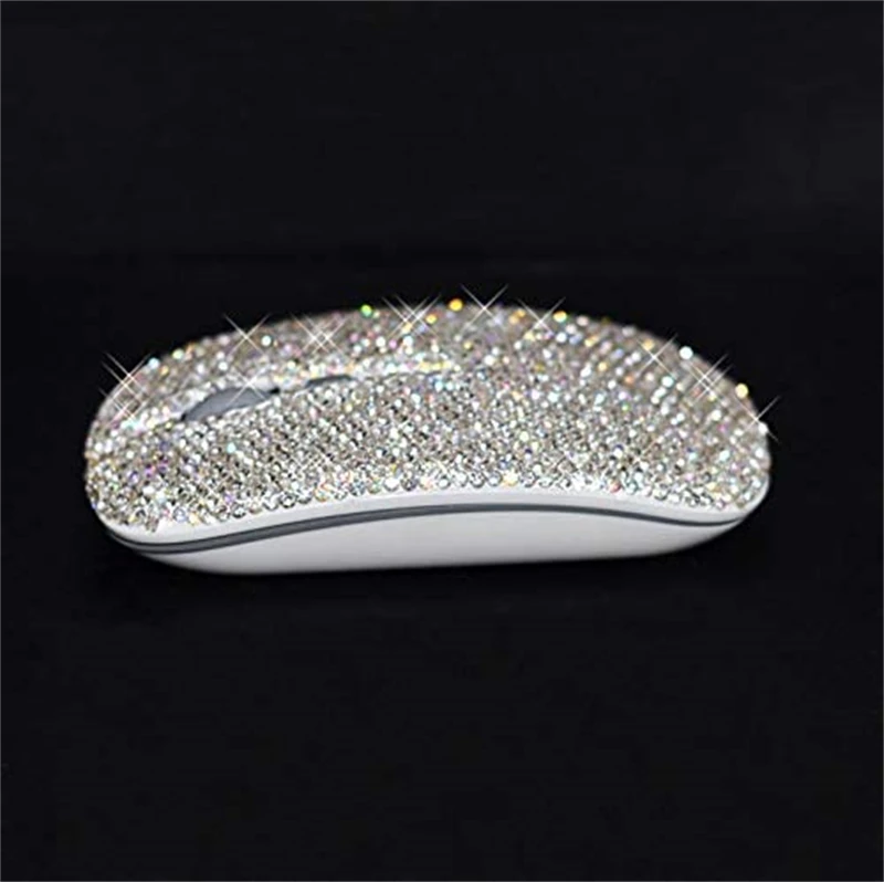 Bling Wireless Mouse Covered With Crystal Diamond Rhinestone, Customized color
Bling Wireless Mouse Covered With Crystal Diamond Rhinestone, Customized color