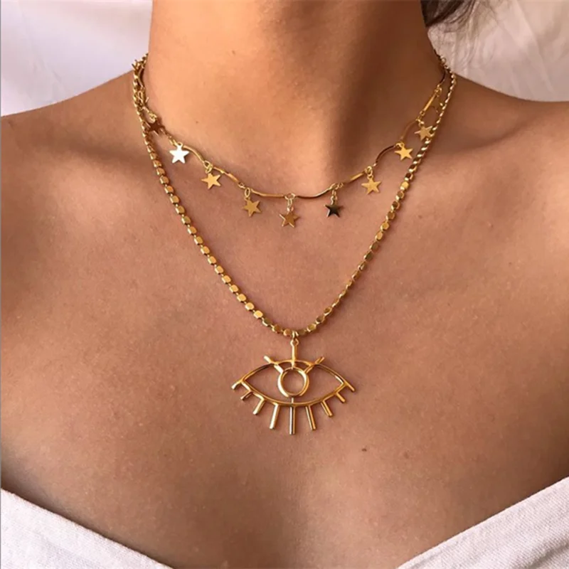 Fashion Retro Multilayer Cross Map Alloy Chain Pendant necklace Charm Choker necklaces sets jewellery for Women
Fashion Retro Multilayer Cross Map Alloy Chain Pendant necklace Charm Choker necklaces sets jewellery for Women