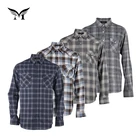 Wholesale oem fancy latest casual long sleeve cheap flannel shirts design for men