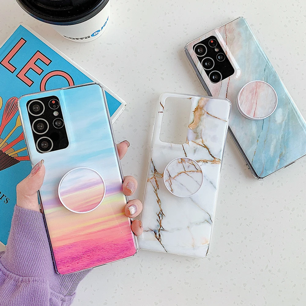 Classic Marble Phone Case For Samsung S20 FE A50 A51 S21 S10 S8 S9 Plus Note 20 Flexible Folded Holder Soft Back Cover, As the picture
Classic Marble Phone Case For Samsung S20 FE A50 A51 S21 S10 S8 S9 Plus Note 20 Flexible Folded Holder Soft Back Cover, As the picture