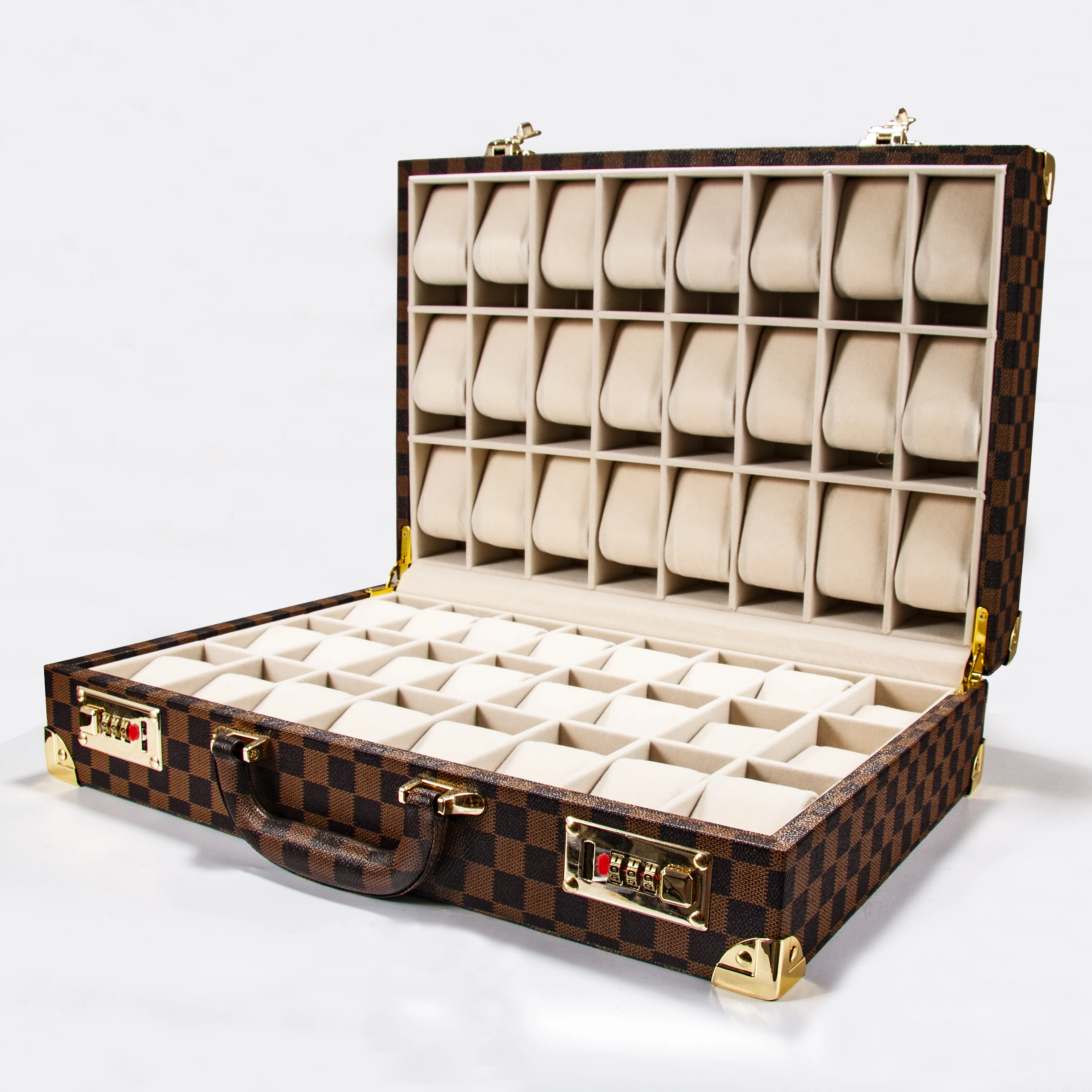 Unique Luxury 48 slot Watch Storage Case For Travel Leather Watch Save Box Display Organizer
Unique Luxury 48 slot Watch Storage Case For Travel Leather Watch Save Box Display Organizer