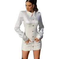 A3215 Long Sleeve Elegant Midi Winter Dress For Women White Thick Material Office Lady Dress women wholesale
A3215 Long Sleeve Elegant Midi Winter Dress For Women White Thick Material Office Lady Dress women wholesale