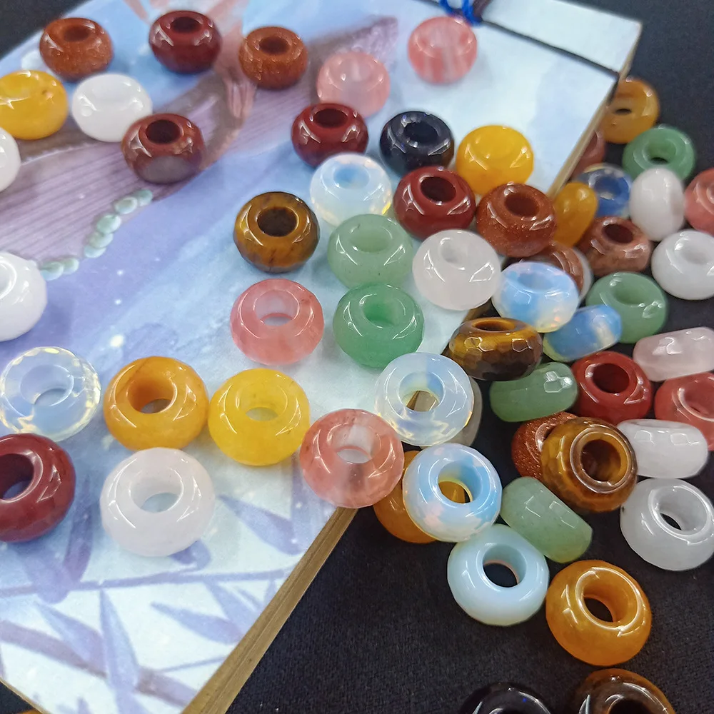 8*14mm Large Hole (6mm) Loose Charms Bead fits Bracelet,Jewelry Making Crystal DIY Stone, Picture
8*14mm Large Hole (6mm) Loose Charms Bead fits Bracelet,Jewelry Making Crystal DIY Stone, Picture