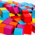 Wholesale Educational Wooden Toy For Kids Custom Building Blocks DIY 3D Puzzle Cube