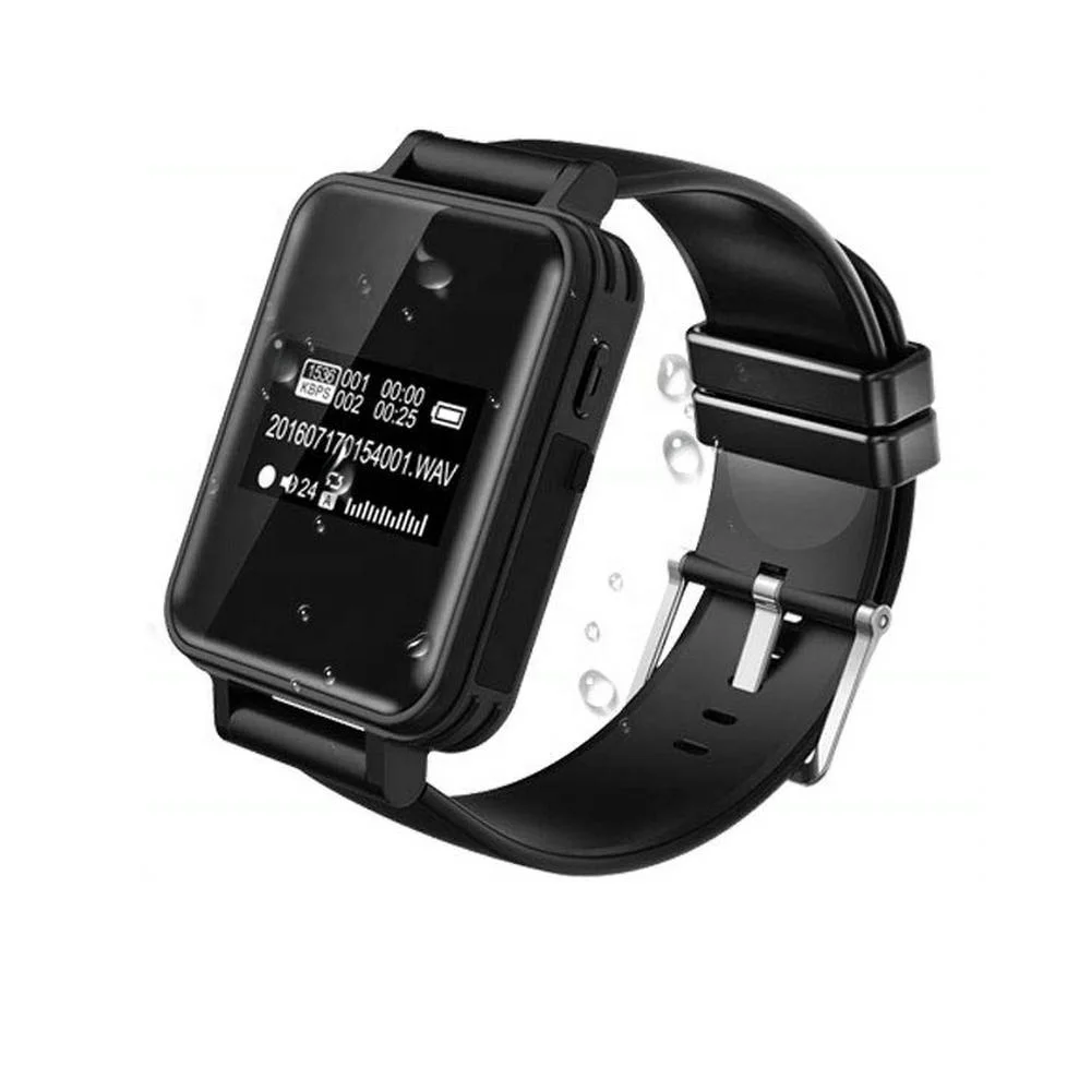 V81 Fashion 8GB 16GB 32GB Memory Waterproof Voice Recording Men Women Digital Wrist Watch Voice Recorder, Black
V81 Fashion 8GB 16GB 32GB Memory Waterproof Voice Recording Men Women Digital Wrist Watch Voice Recorder, Black