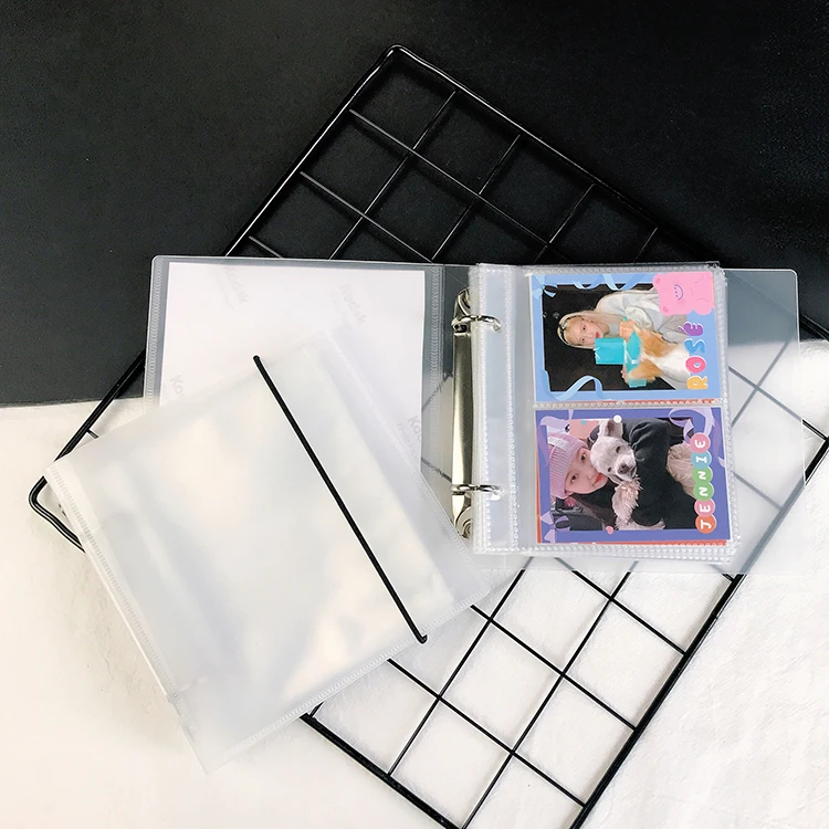 hot sale Kpop 3 /4 /5 /6 inch photo album PP shell with elastic band pp inner page collection card album book
hot sale Kpop 3 /4 /5 /6 inch photo album PP shell with elastic band pp inner page collection card album book