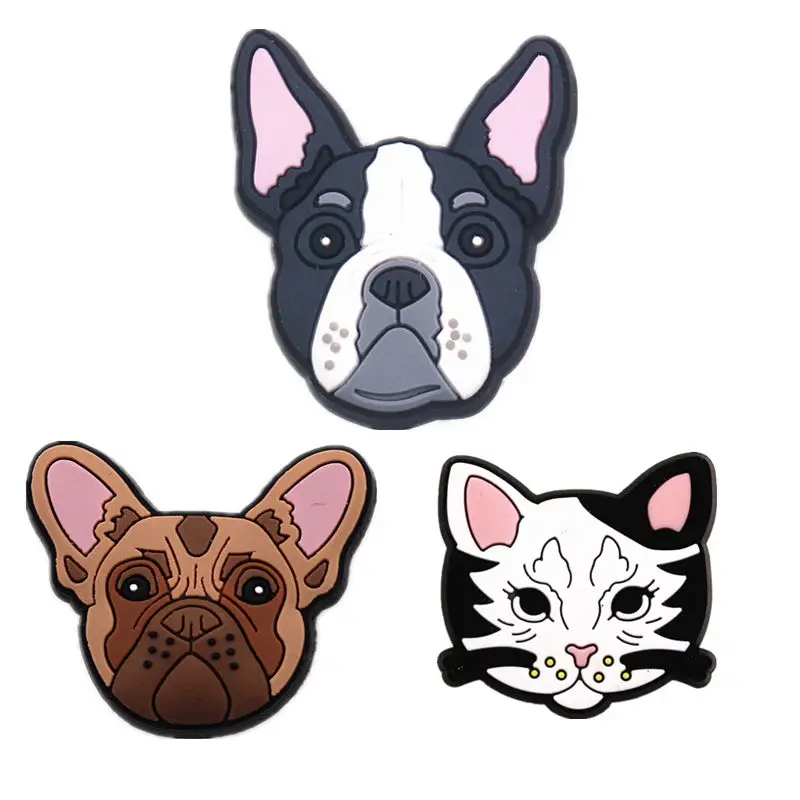 Novel Single Sale Animals Style Shoe Charms Accessories Cute Bulldog Cat Garden Shoe Decoration for NEW Kid's X-mas Gifts F34AL
Novel Single Sale Animals Style Shoe Charms Accessories Cute Bulldog Cat Garden Shoe Decoration for NEW Kid's X-mas Gifts F34AL