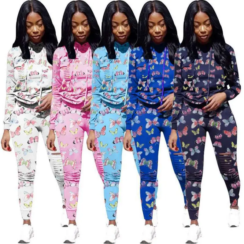 Hot Sale Butterfly Printed Hollow Out Hooded Sweatshirt Women Long Sleeves Two Piece Clothes Womens 2 Piece Outfit Two Piece Set, Picture showed
Hot Sale Butterfly Printed Hollow Out Hooded Sweatshirt Women Long Sleeves Two Piece Clothes Womens 2 Piece Outfit Two Piece Set, Picture showed