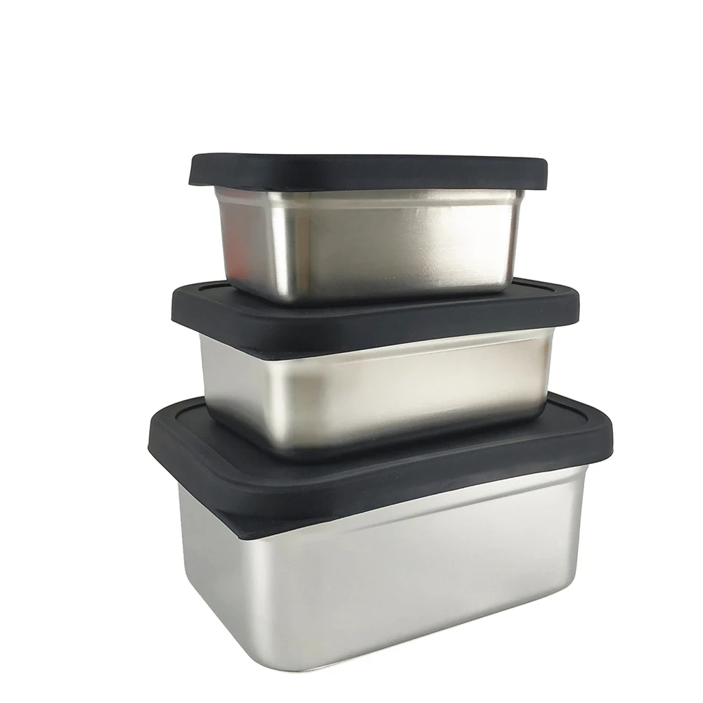 HOT SELL Food Container Storage Box 1000ml rectangle leakproof lunch box metal steel storage container leakproof
HOT SELL Food Container Storage Box 1000ml rectangle leakproof lunch box metal steel storage container leakproof