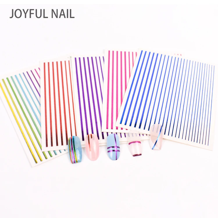 TSZS 3D Strip Line Nail Stickers Fluorescent Laser Colorful Adhesive Striping Tape Nail Art Decoration
TSZS 3D Strip Line Nail Stickers Fluorescent Laser Colorful Adhesive Striping Tape Nail Art Decoration