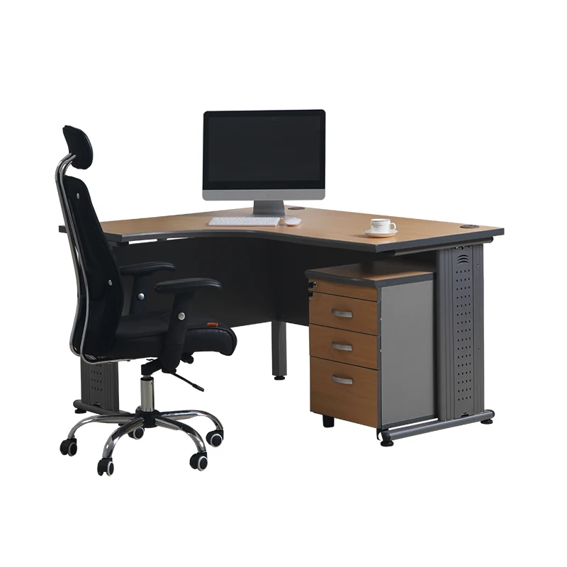 L Shaped Melamine Office Desk Standard Office Desk Dimensions