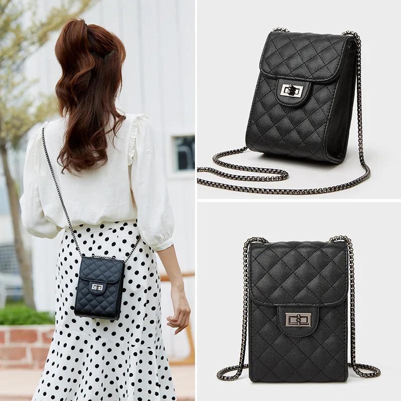 hot fashion women single shoulder sling phone bag girls black pu leather small chain crossbody sling bag for women fashionable
hot fashion women single shoulder sling phone bag girls black pu leather small chain crossbody sling bag for women fashionable