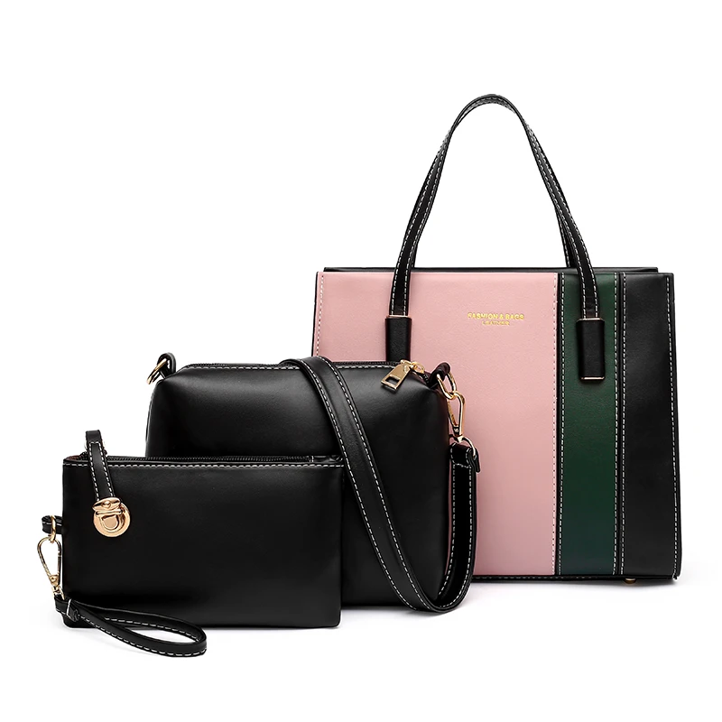 Wholesale designer bags color matching luxury handbags for women cross body hand bags lady 3 piece shoulder bags, Customizable
Wholesale designer bags color matching luxury handbags for women cross body hand bags lady 3 piece shoulder bags, Customizable
