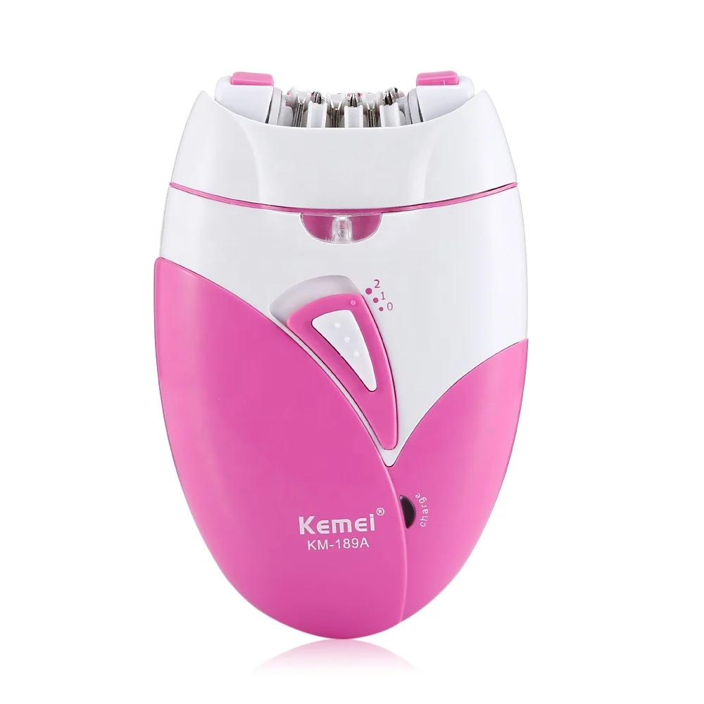 Kemei-189A Rechargeable Electric Lady Epilator Body Body Leg Hair Hand Hair Stripper Epilator, Pink
Kemei-189A Rechargeable Electric Lady Epilator Body Body Leg Hair Hand Hair Stripper Epilator, Pink