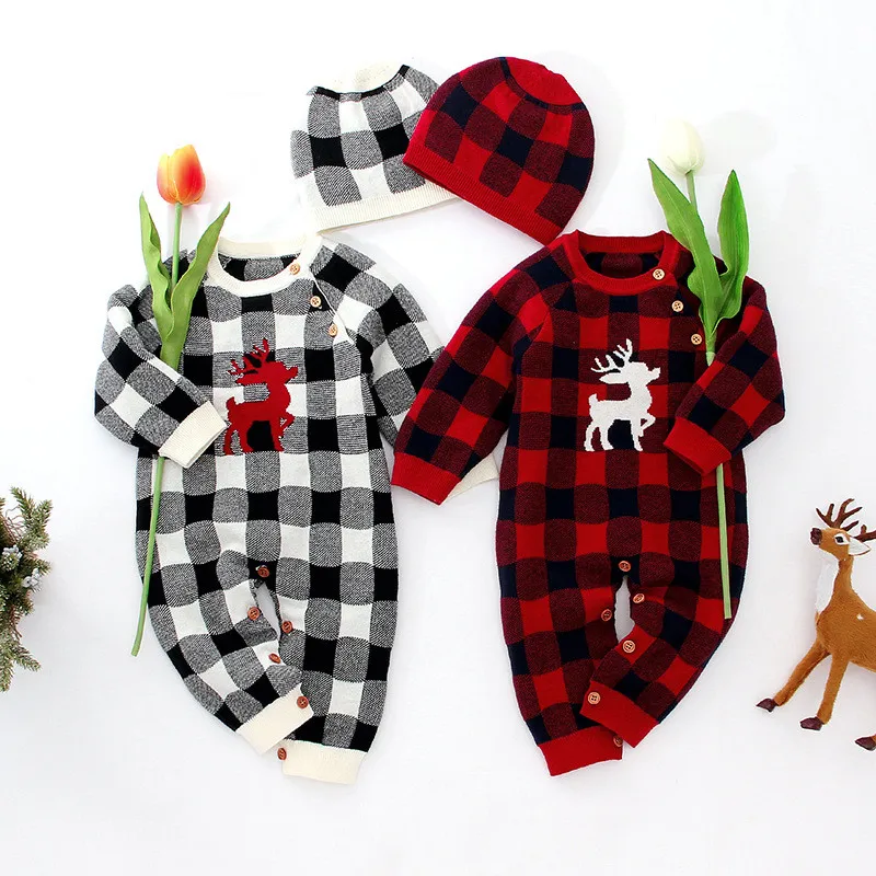 Christmas winter toddler cotton long sleeve onesie baby kids knitted jumpsuit romper
Christmas winter toddler cotton long sleeve onesie baby kids knitted jumpsuit romper