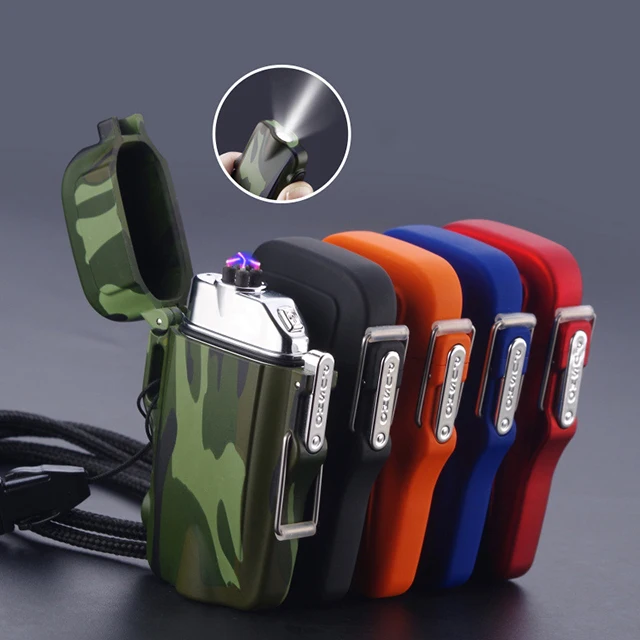 Mute Windproof Waterproof Double Arc Lighter With Multi-Function Hanging Rope High Quality For Home And Outdoor Lighter, Multi colors
Mute Windproof Waterproof Double Arc Lighter With Multi-Function Hanging Rope High Quality For Home And Outdoor Lighter, Multi colors