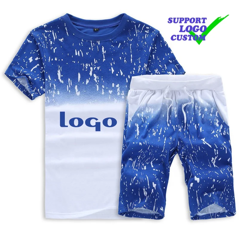 Size Wholesale Sportswear Sets For Men Summer Breathable Gradual T-shirt Short Private Label Custom Mens Tracksuit
Size Wholesale Sportswear Sets For Men Summer Breathable Gradual T-shirt Short Private Label Custom Mens Tracksuit