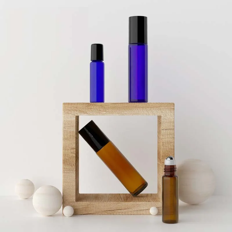 Small order transparent amber essential oil storage perfume glass roll on bottle roller ball glass bottle
Small order transparent amber essential oil storage perfume glass roll on bottle roller ball glass bottle