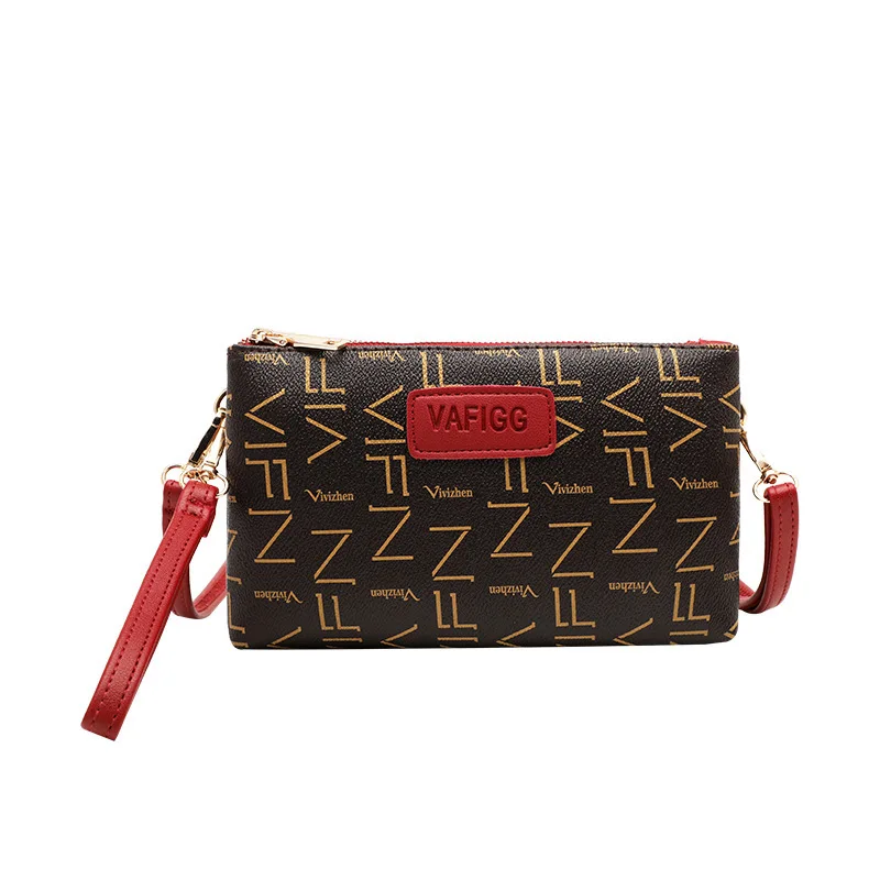 2020 new letter print double zipper crossbody shoulder bag versatile casual coin purse, Customized color
2020 new letter print double zipper crossbody shoulder bag versatile casual coin purse, Customized color