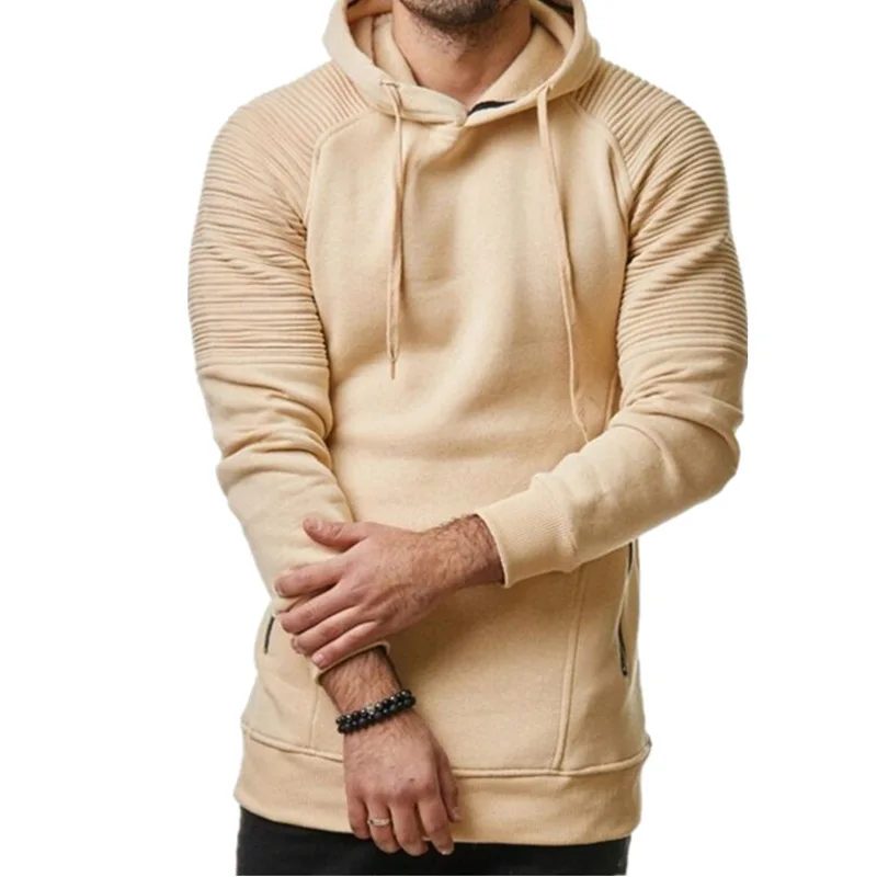 2020 new men's clothing plain hooded long-sleeved pullover striped pleated raglan sleeves sweatshirt men
2020 new men's clothing plain hooded long-sleeved pullover striped pleated raglan sleeves sweatshirt men