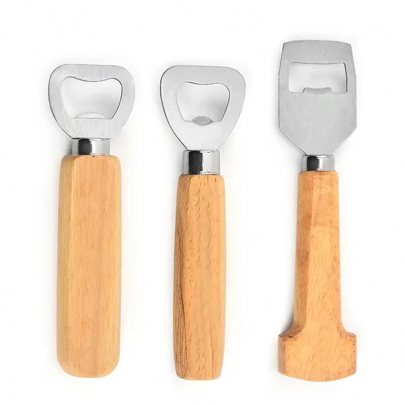 Premium Wood Handle Bottle Opener and All-in-one Wood Corkscrew Wine Opener, Wood color
Premium Wood Handle Bottle Opener and All-in-one Wood Corkscrew Wine Opener, Wood color