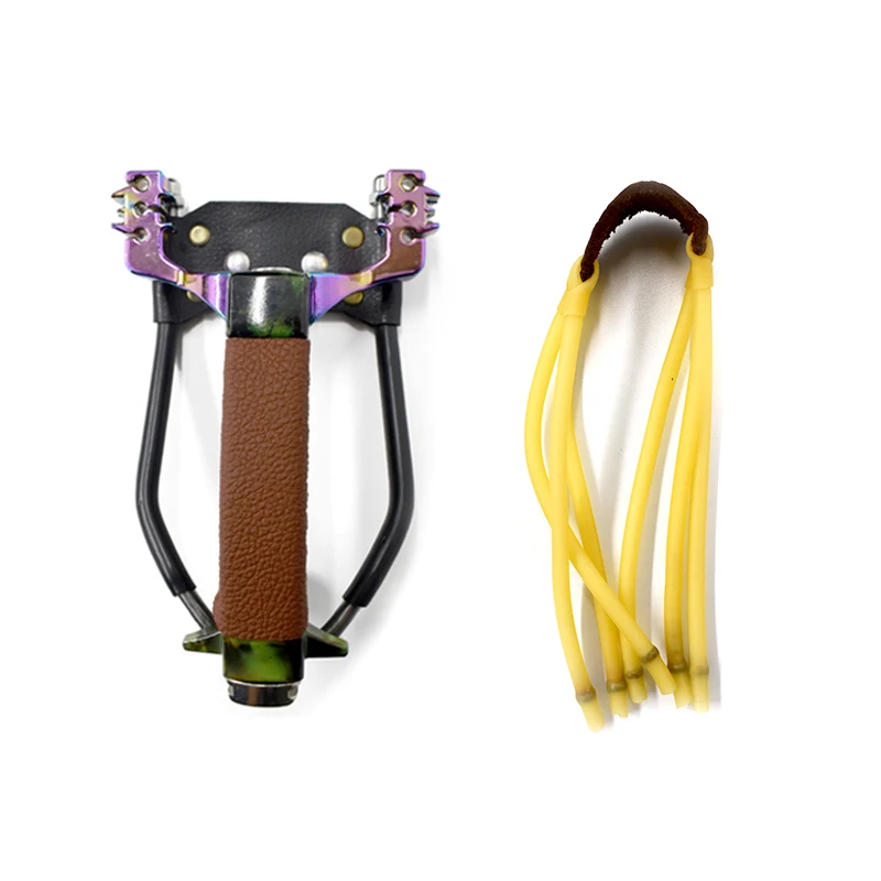 Professional outdoor hunting fish shooting slingshot with rubber band metal strong slingshot
Professional outdoor hunting fish shooting slingshot with rubber band metal strong slingshot