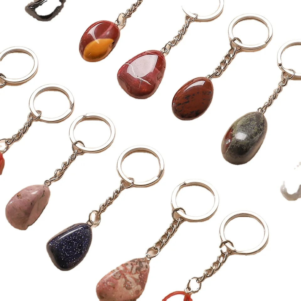Wollet Wholesale Natural Stone Quartz Healing Agate Pendant Car Keys Crystal Key Chains
Wollet Wholesale Natural Stone Quartz Healing Agate Pendant Car Keys Crystal Key Chains