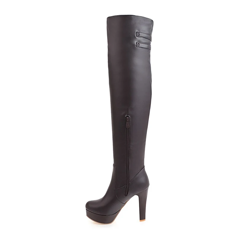 Western Street Fashion Side Zipper Elegant Ladies Over-the-Knee Stilettos Boots, Black/brown/white
Western Street Fashion Side Zipper Elegant Ladies Over-the-Knee Stilettos Boots, Black/brown/white