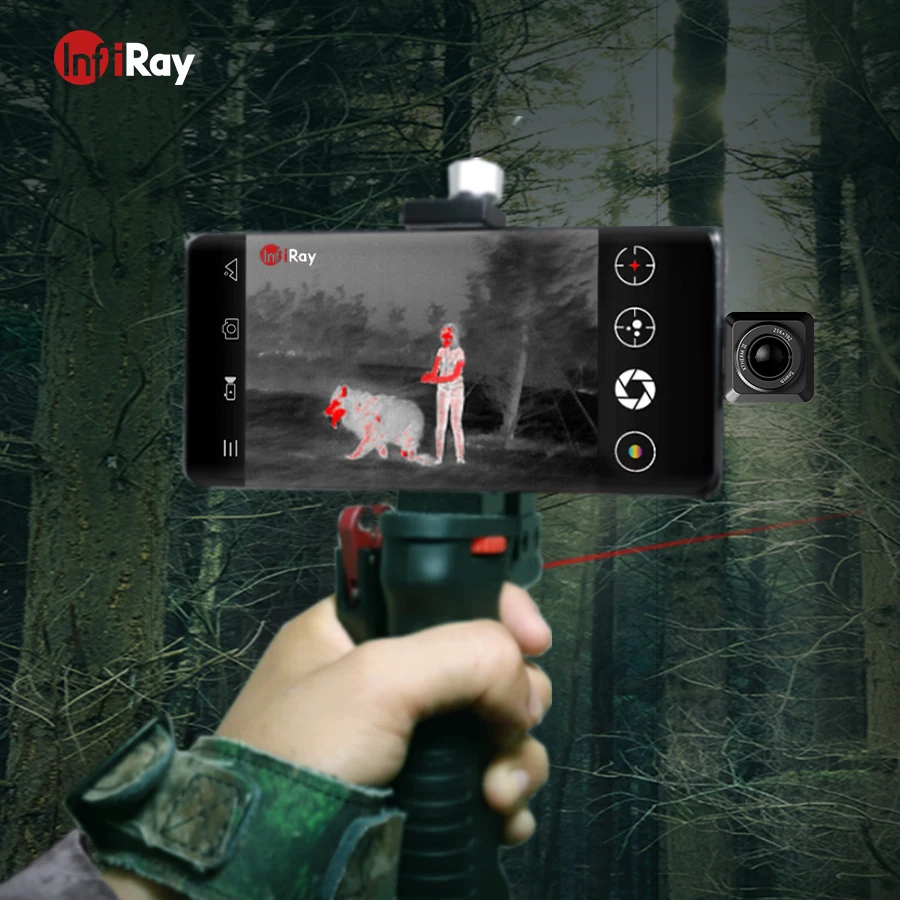Pocket size usb c infrared thermal monocular camera for night hunting with handle, Black
Pocket size usb c infrared thermal monocular camera for night hunting with handle, Black