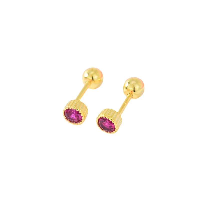 Sweet Jewelry S925 Sterling Silver Gold Plated Round Crystal Screw Stud Earrings Silver Screw Ball Stud Earrings
Sweet Jewelry S925 Sterling Silver Gold Plated Round Crystal Screw Stud Earrings Silver Screw Ball Stud Earrings