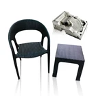 quality rattan Chairs Injection Tooling,Plastic Table Chairs Moulds,rattan Design plastic Chair Injection Mould
