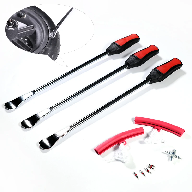 Motorcycle Bicycle Tire Changing Levers Tire Changing Lever Tools Rim Protector Tire Repair accessories, Black+red
Motorcycle Bicycle Tire Changing Levers Tire Changing Lever Tools Rim Protector Tire Repair accessories, Black+red