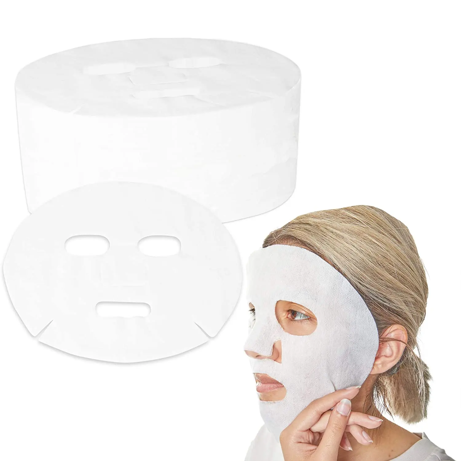 DIY White Color Natural Spa Skin Care Skin Fiber Paper Pre-cut Facial Paper Sheet Facial Mask
DIY White Color Natural Spa Skin Care Skin Fiber Paper Pre-cut Facial Paper Sheet Facial Mask