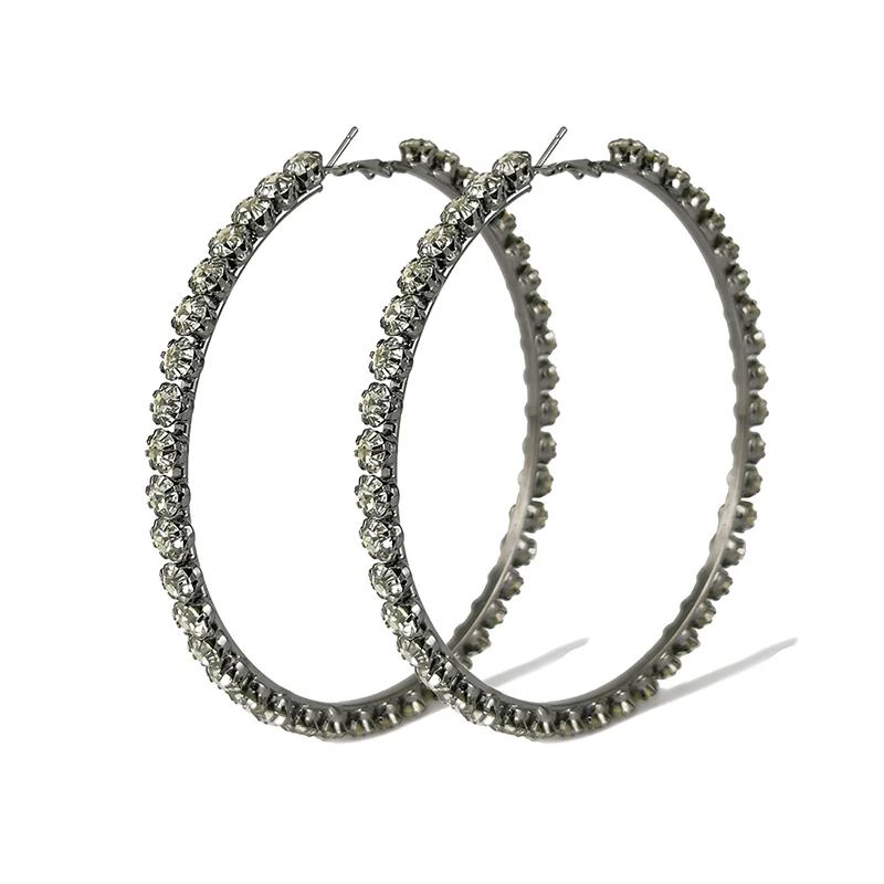 High quality Fashion 18K gold plated diamond large round womens hoop earings jewelry design, Colorful
High quality Fashion 18K gold plated diamond large round womens hoop earings jewelry design, Colorful