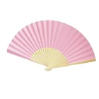 Fans Fashion Personalized Multicolored Foldable Wooden Hand Held Fans For Kids
