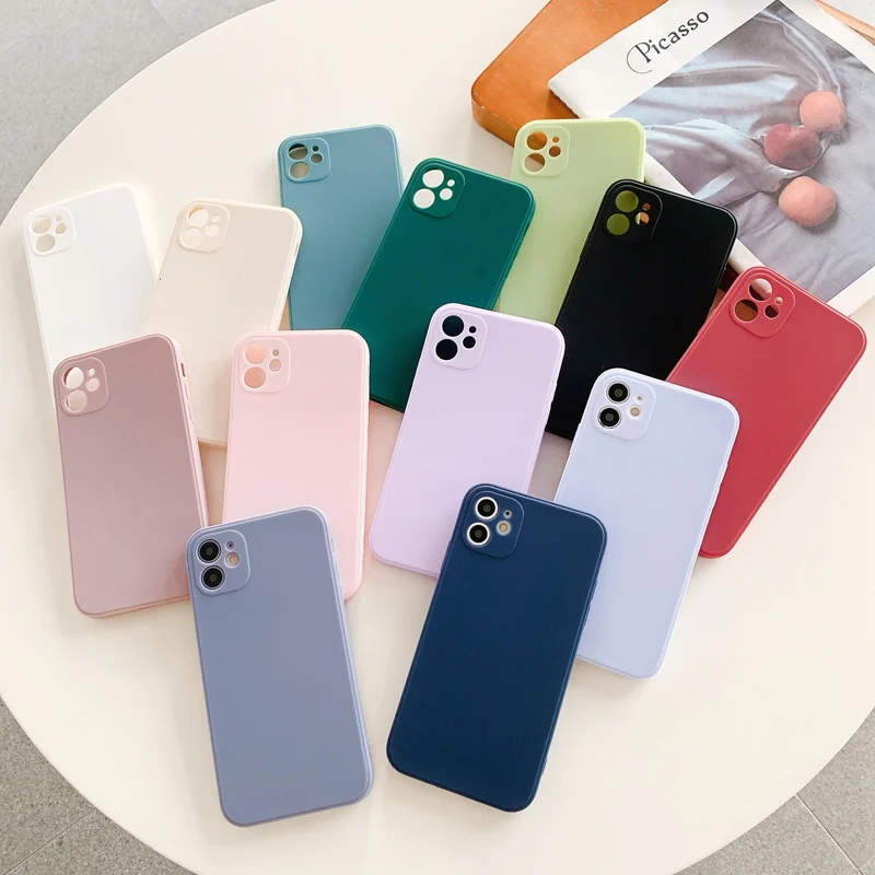 For iPhone 12 Case,Custom Designer Shockproof Thin Candy Color Premium TPU Silicone Phone Case for iPhone 12 Mini 11 Pro Max, 13 color
For iPhone 12 Case,Custom Designer Shockproof Thin Candy Color Premium TPU Silicone Phone Case for iPhone 12 Mini 11 Pro Max, 13 color
