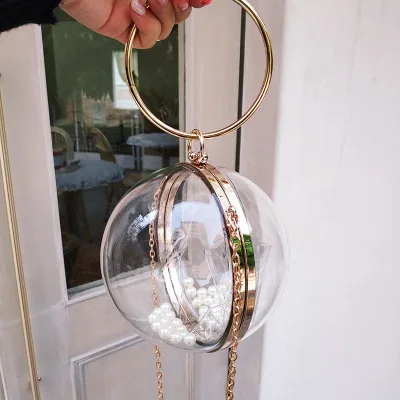 Round transparent ball clear new color small shoulder color women purses and handbags clutch chain crossbody bag acrylic bags, Customizable
Round transparent ball clear new color small shoulder color women purses and handbags clutch chain crossbody bag acrylic bags, Customizable