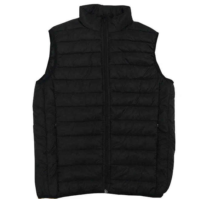 New stock  man padding puffy waistcoats winter male wholesale padded mens bubble vest