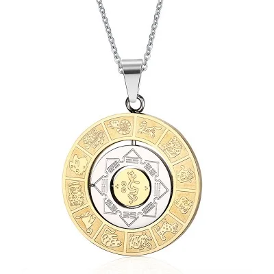 Stainless Steel Necklace 18K Gold Plated Zodiac Sign Pendant Necklace Zodiac Jewelry
Stainless Steel Necklace 18K Gold Plated Zodiac Sign Pendant Necklace Zodiac Jewelry