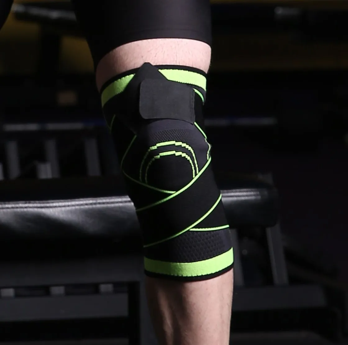 2021 Weightlifting knee brace/knee guard/weight lifting knee support from manufacturer, Black&orange&green
2021 Weightlifting knee brace/knee guard/weight lifting knee support from manufacturer, Black&orange&green