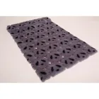 Customize Wholesale Artificial Purple Black Mink Washable Garment Faux Fur Fabric