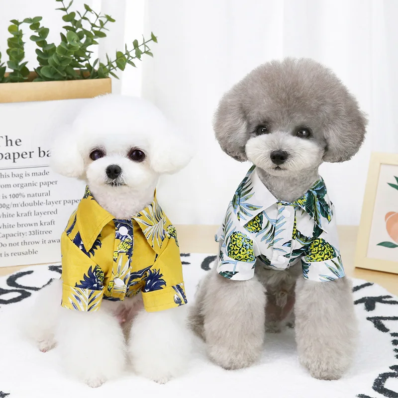 Fashion Summer Hawaiian Style Pet Shirt Clothes Leisure Shirts Style Dog T-Shirt Hawaiian Coconut Cotton Pet Shirt, See picture
Fashion Summer Hawaiian Style Pet Shirt Clothes Leisure Shirts Style Dog T-Shirt Hawaiian Coconut Cotton Pet Shirt, See picture