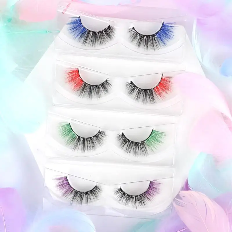 New design colored eyelashes private label different colored mink eyelash and packaging
New design colored eyelashes private label different colored mink eyelash and packaging