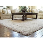 living room soft white polyester rugs shaggy carpet